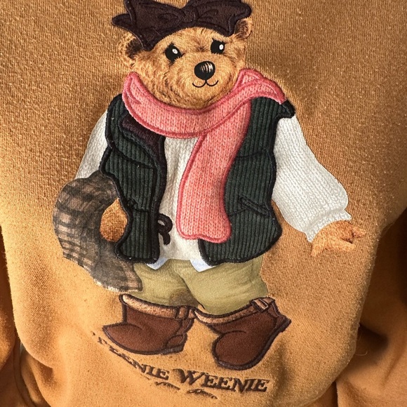 Vintage Rare 90s/Y2K Teenie Weenie Bear Sweatshirt Jumper Size Medium - Picture 2 of 7